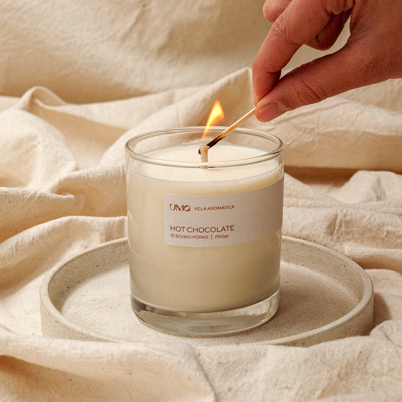 Velas aromáticas de cera de soja